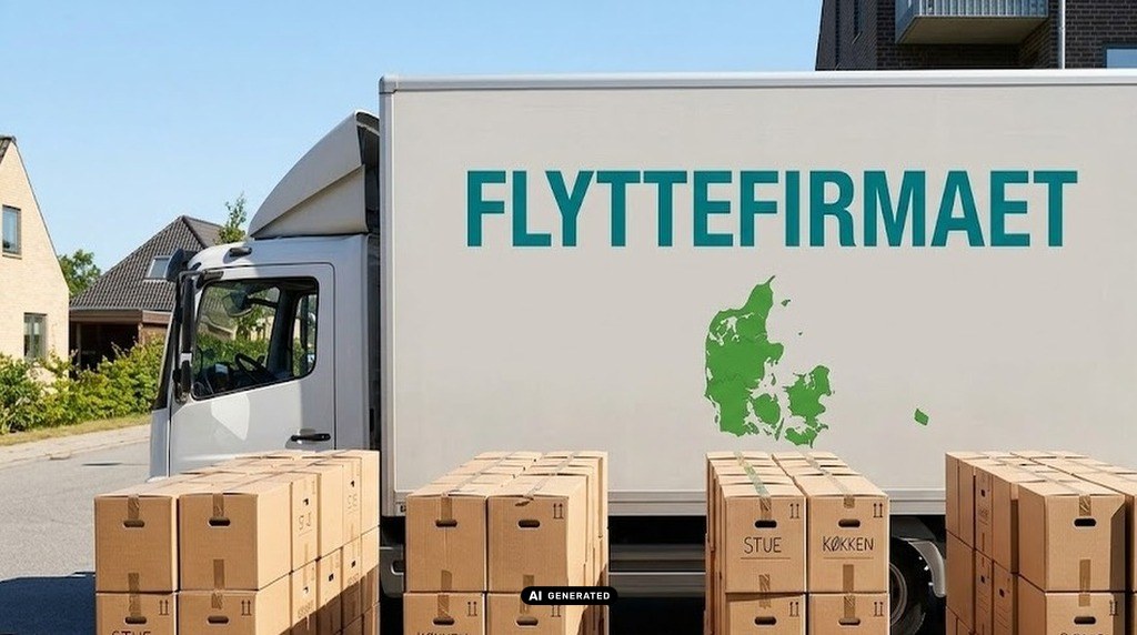 4 rækker flyttekasser