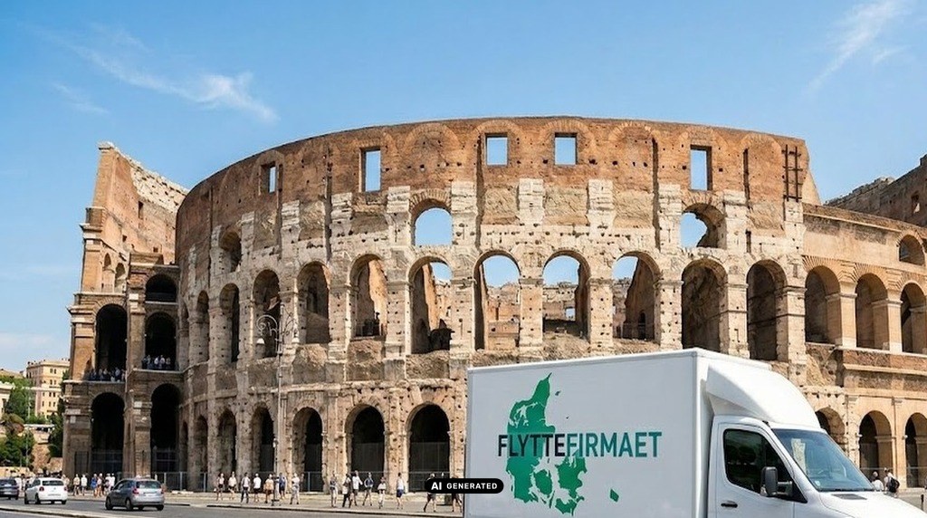 Udlandsflytning til Italien, Colosseum i Rom