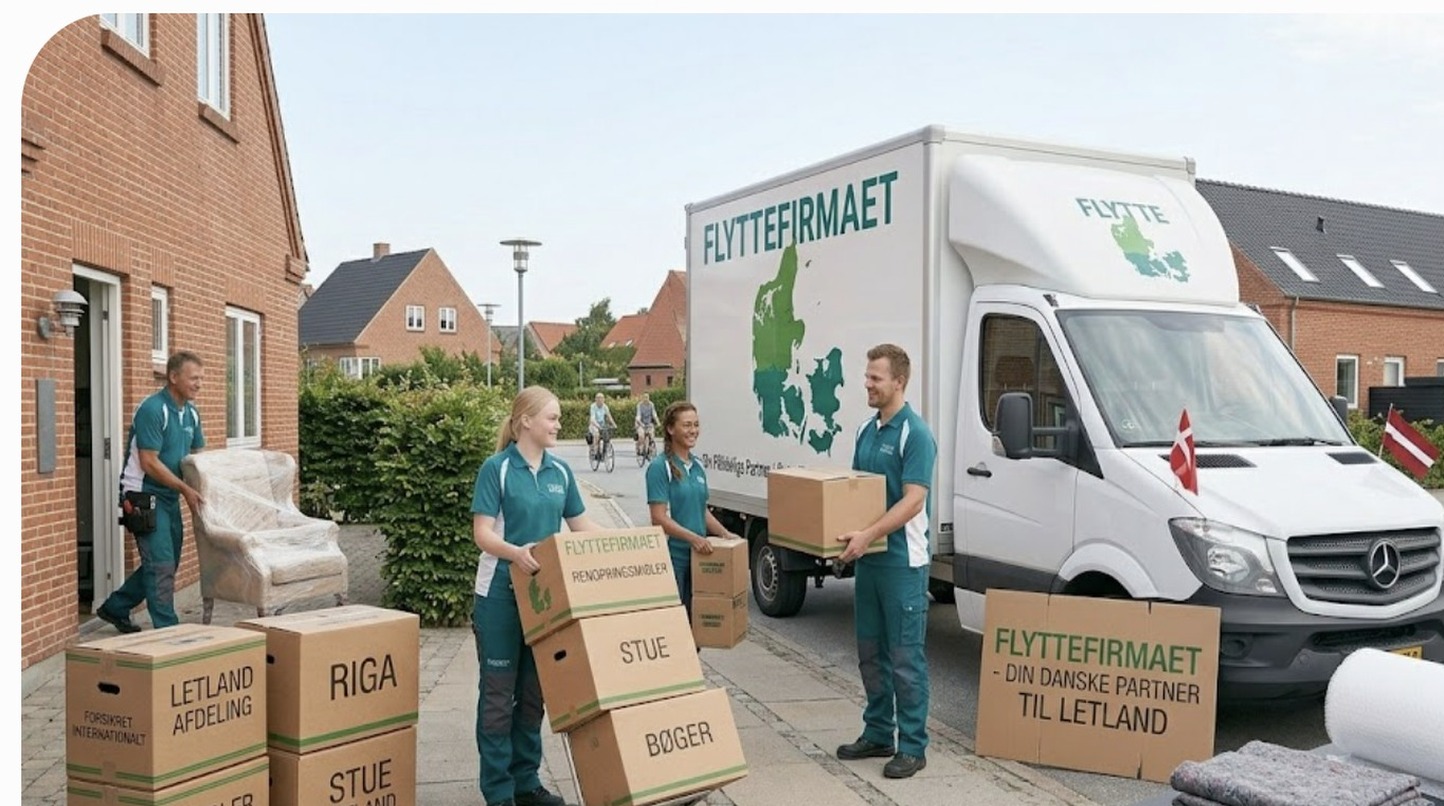 Flyttefirmaet cover Flytning til Letland