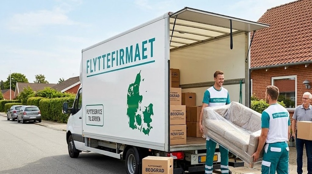 Flyttefirmaet cover flytning til serbien