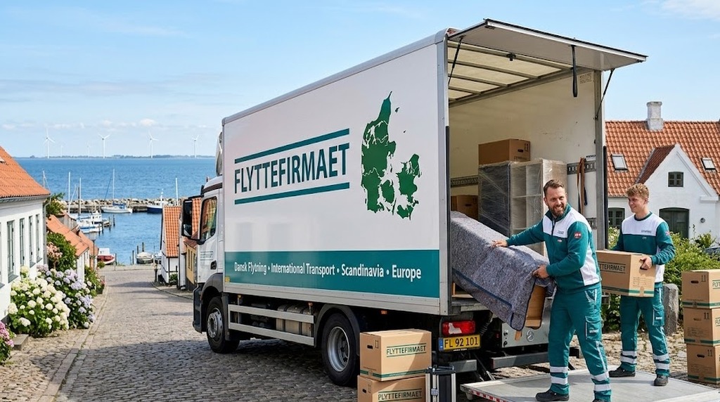 Flyttefirmaet cover international transport