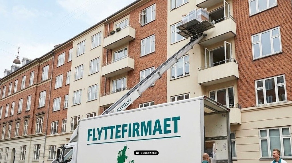 Flyttelift opsat til 6 sal