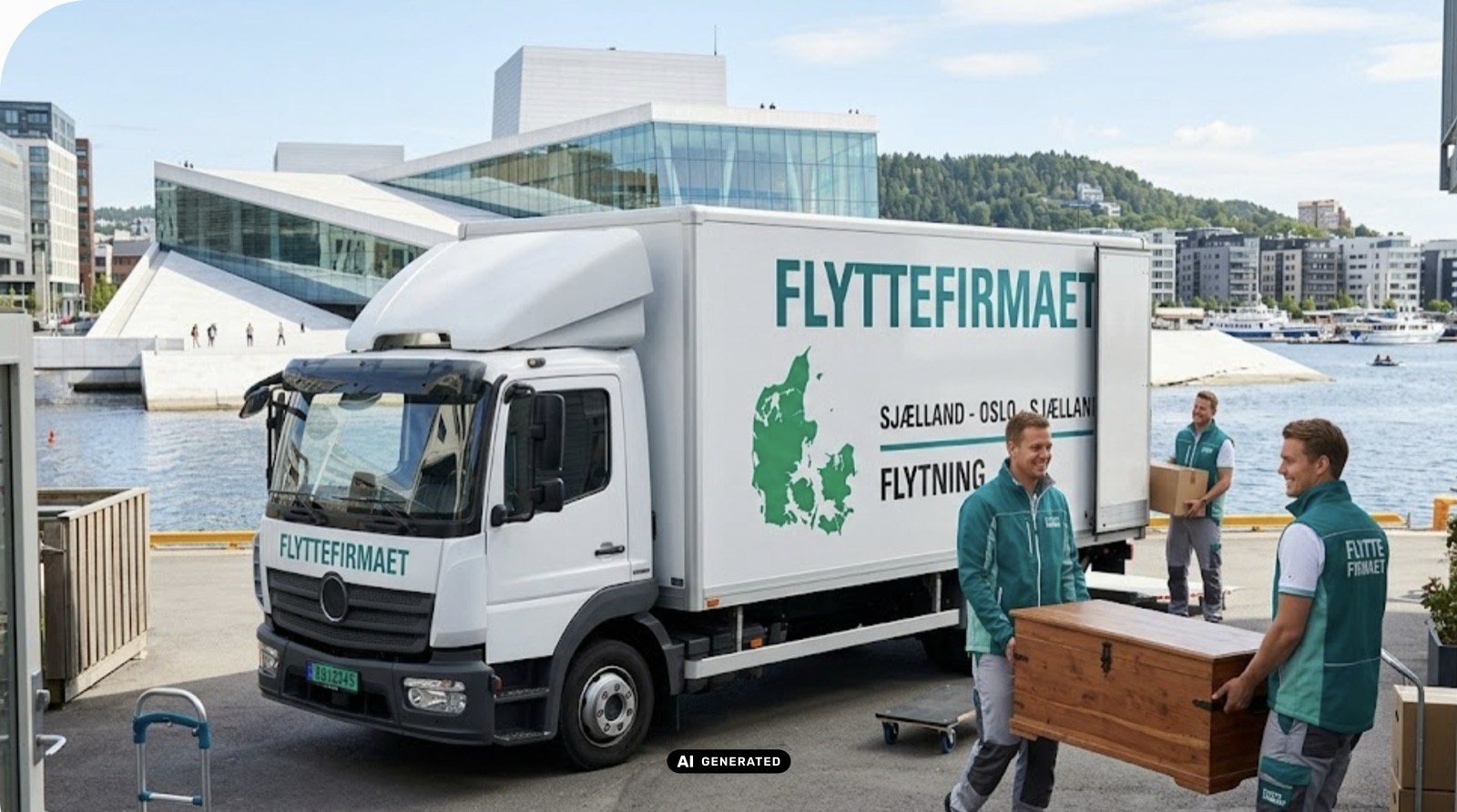 Flyttemand igang med at se om billardbord er i vater efter flytning.