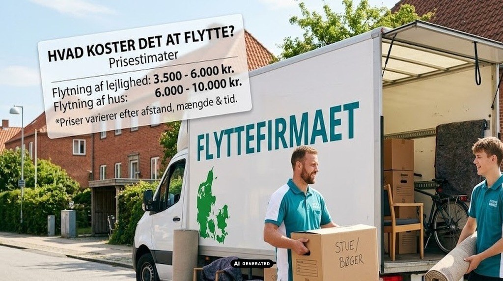 Hvad koster det at flytte?