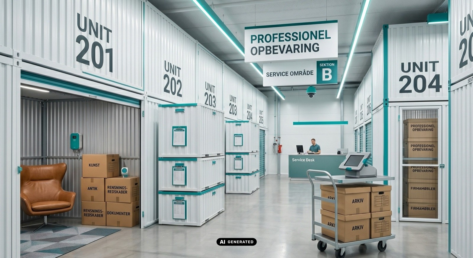 Professionel opbevaring