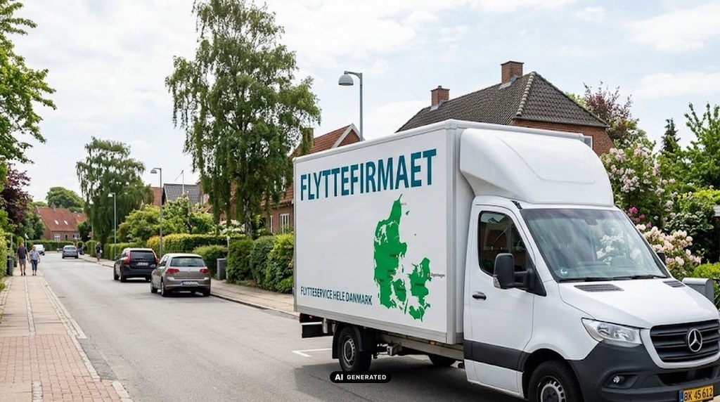 Trækker med sættevogn til udlandsflytning
