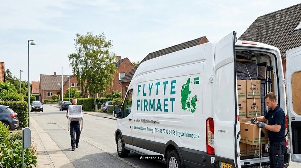 Vi pakker altid lastbilen til renden