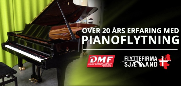 Over 20 års erfaring med Piano flytning