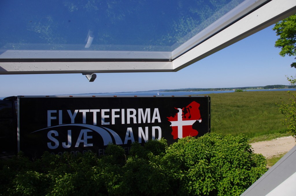 Billede af flyttebil fra Flyttefirma Sjælland