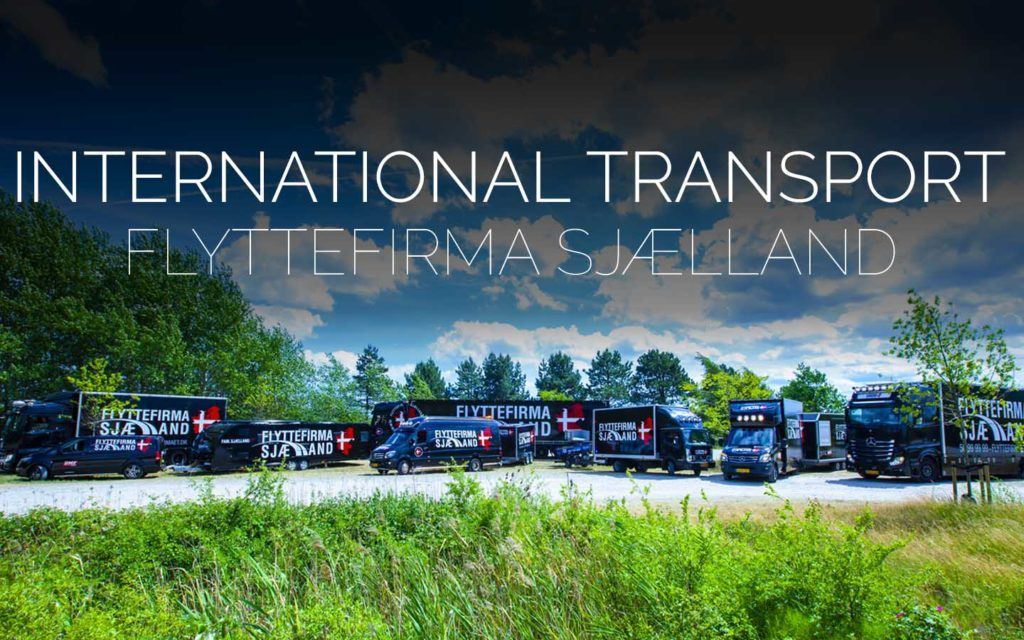 Flyttefirmaet cover international transport